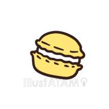 かわいいマカロン（黄色）