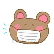 かわいいマスク（くま）
