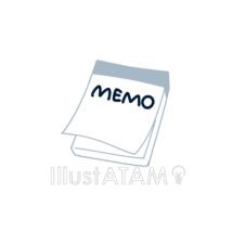 かわいいメモ帳,メモ,文房具,紙のイラスト素材