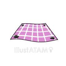 かわいいレジャーシート（ピンク色）