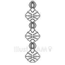 かわいいレース（おしゃれな花柄）