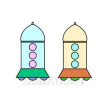 かわいいロケット