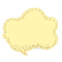 かわいい吹き出し