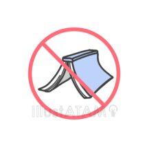 かわいい図書館マナー（折り曲げ禁止）