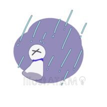 かわいい大雨