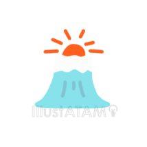 かわいい富士山