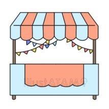 かわいい屋台