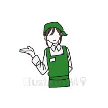 かわいい店員