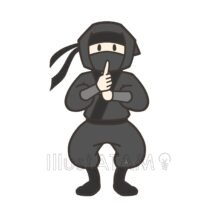 かわいい忍者