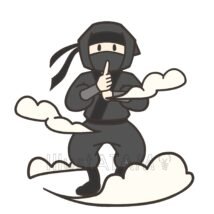 かわいい忍者（登場）