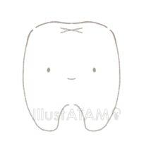 かわいい手書きの歯