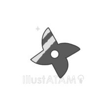 かわいい手裏剣