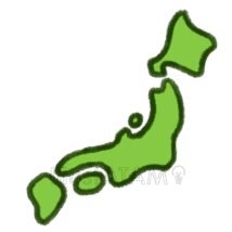 かわいい日本地図