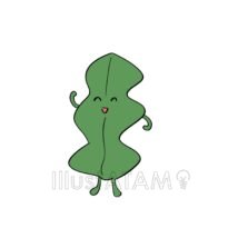 かわいい昆布のキャラクター