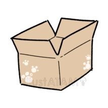かわいい段ボール