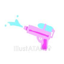 かわいい水鉄砲（ピンク色）