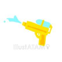 かわいい水鉄砲（黄色）