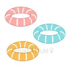 かわいい浮き輪