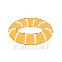 かわいい浮き輪（黄色）