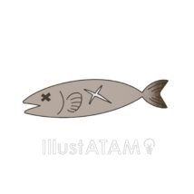 かわいい焼き魚
