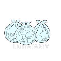 かわいい燃えるゴミ