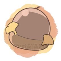 かわいい秋（どんぐり）
