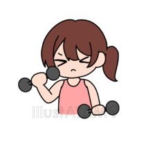 かわいい筋トレ