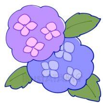 かわいい簡単なあじさい