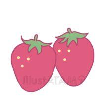 かわいい簡単ないちご（2個）