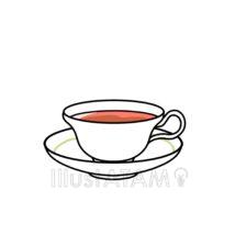 かわいい紅茶（マグカップ）