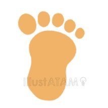 かわいい足跡（人間）,子供,赤ちゃん,足跡のイラスト素材
