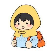 かわいい避難訓練