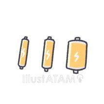 かわいい電池（3サイズ）