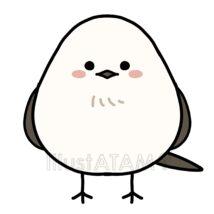 ゆるいかわいいシマエナガ