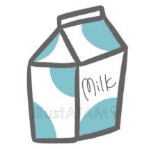 ゆるいかわいい牛乳