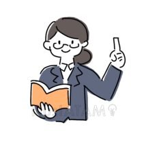 ゆるい先生（女性）,ゆるい,先生,女性,教師のイラスト素材