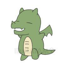 ゆるい可愛いドラゴン