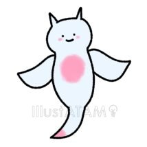 ゆるい海の生き物（クリオネ）,かわいい,かわいい海の生き物,キャラクター,クリオネ,水族館,海の生き物のイラスト素材