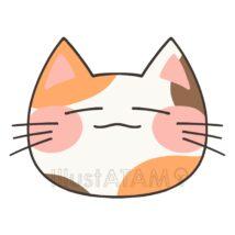 ゆるい猫（三毛猫）