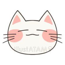 ゆるい猫（白猫）