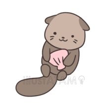 ゆるかわのラッコ