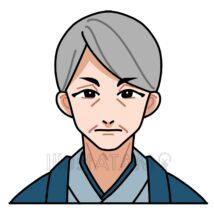 イケオジ（白髪）