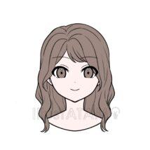 ウェーブ髪（パーマ）