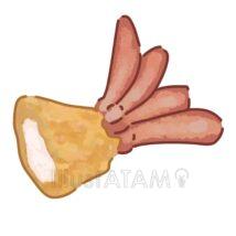 エビフライのしっぽ