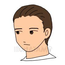 オールバックのメンズ