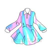 オーロラの服