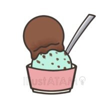 カップアイスクリーム（チョコレート）
