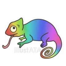 カメレオン（虹色）