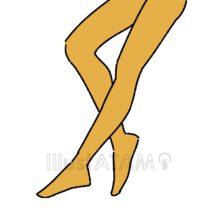 カラータイツ（黄色）