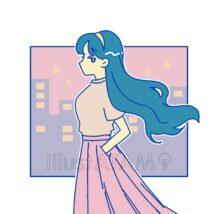 シティポップな女性